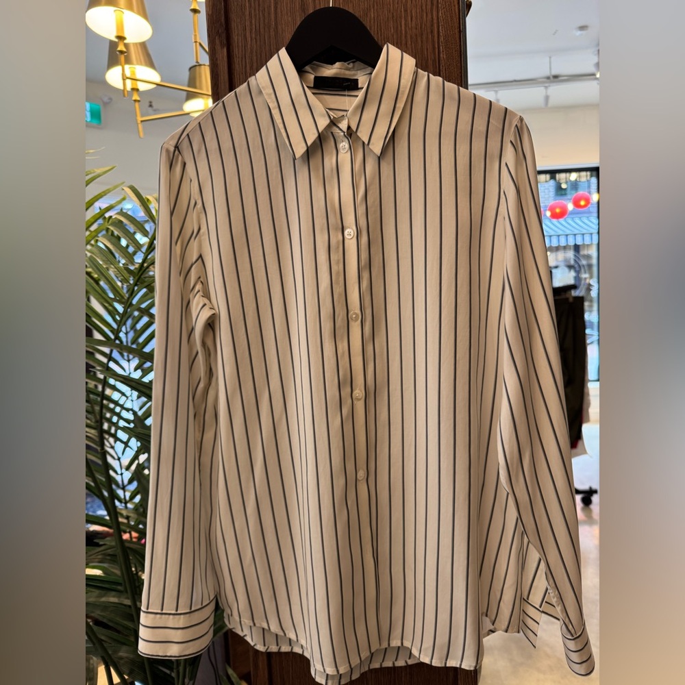 The Row striped button down